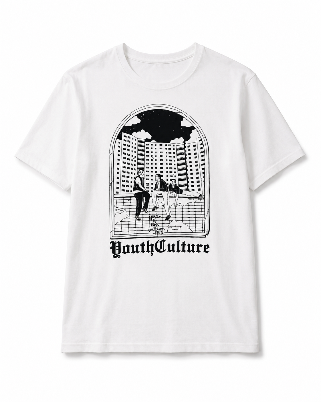 Blockkids v2 Shirt - Weiss