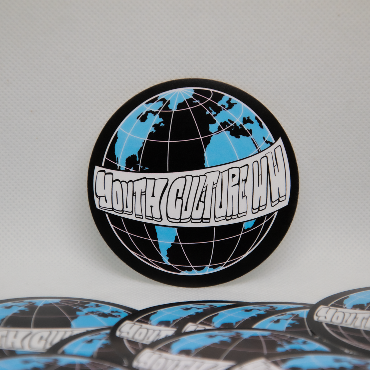 YC Sticker Round - Black
