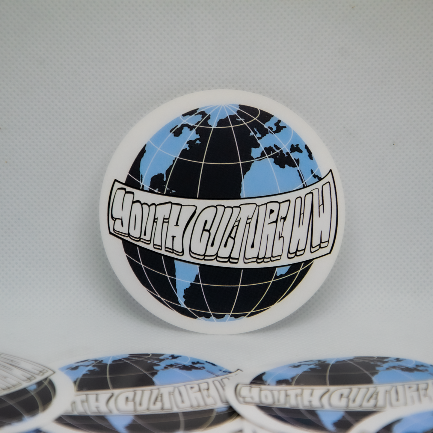 YC Sticker Round - White