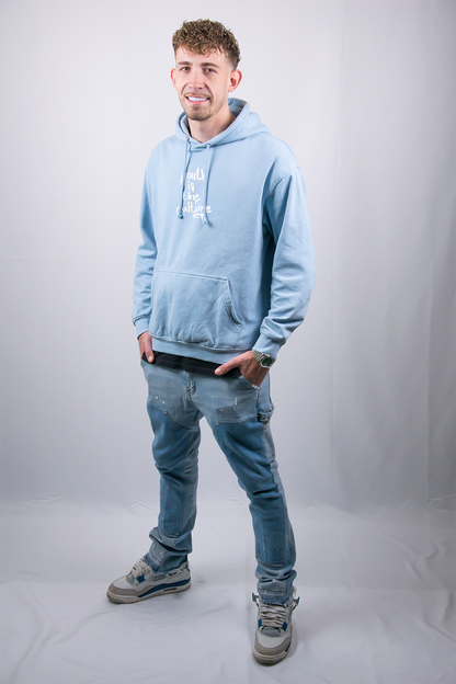 Blockkids v2 Hoodie - Baby blue