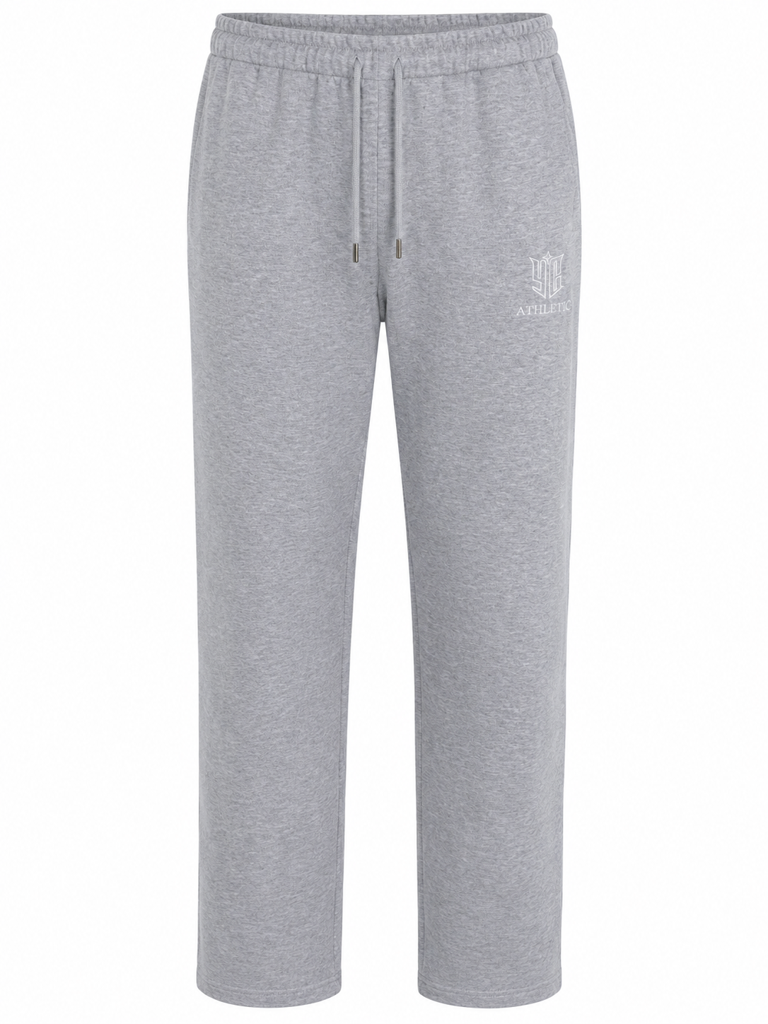 Athletic Open Leg Joggers grey