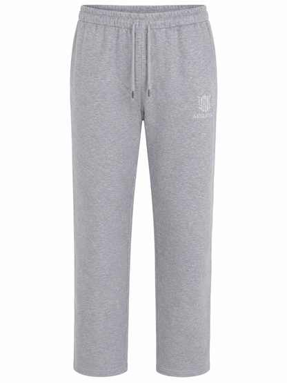 Athletic Open Leg Joggers grey