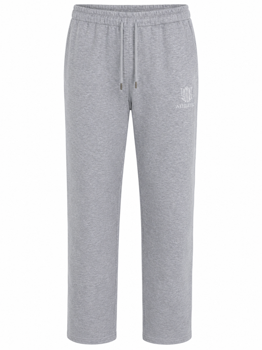 Athletic Open Leg Joggers grey
